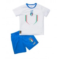 Fotbalové Dres Itálie Dětské Venkovní 2022 Krátký Rukáv (+ trenýrky)